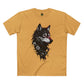 HLE Wild Spirit Graphic Tee - Fierce Wolf & Tiger Design