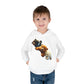 Cute Bear Toddler Hoodie - Cozy Fleece Pullover with 'Hustle' Design