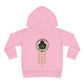 Empowering Toddler Fleece Hoodie - "I Eat Peer Pressure"