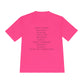 Camiseta unisex absorbente de humedad HLE - Camiseta con cita inspiradora