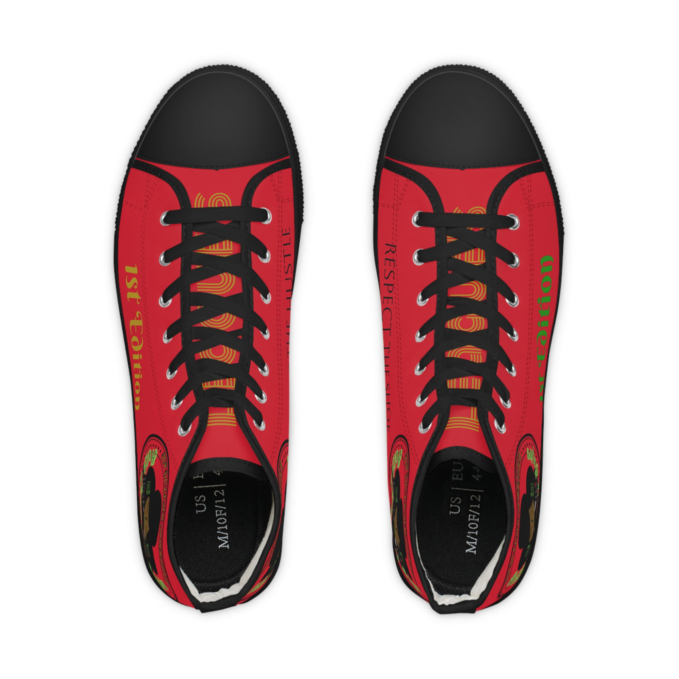 Red HLE High Top Sneakers 1st Edition