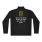 Unisex Quarter-Zip Pullover - Hustle Empire with Motivational Quotes