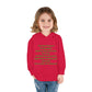 Empowering Toddler Fleece Hoodie - "I Eat Peer Pressure"