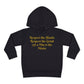 HLE Toddler Fleece Hoodie - "Respect the Hustle" Inspirational Design