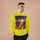 Hustle League's Empire Unisex EcoSmart Crewneck Sweatshirt - Motivational Vintage Style