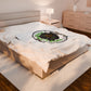 Cozy Velveteen Plush Blanket with Artistic Design - Perfect for Home Decor and Gifts