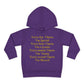 HLE Toddler Fleece Hoodie - Inspirational Design