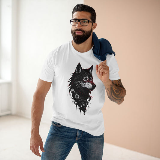 HLE Wild Spirit Graphic Tee - Fierce Wolf & Tiger Design