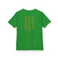 Kids Heavy Cotton™ Tee - Heart Design & Hustle Empire Quote Tee for Young Trendsetters