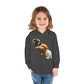 Cute Bear Toddler Hoodie - Cozy Fleece Pullover with 'Hustle' Design