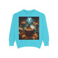 Mystic Candlelight Unisex Garment-Dyed Sweatshirt with Tarot Design