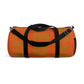 Orange Duffel Bag- Perfect for Travel and Gym