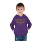 HLE Toddler Fleece Hoodie - "Respect the Hustle" Inspirational Design