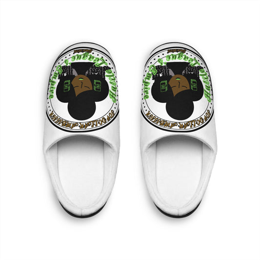 HLE Men's Indoor Slippers - Hustle & Relax Design