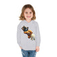 Cute Bear Toddler Hoodie - Cozy Fleece Pullover with 'Hustle' Design