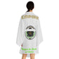 White HLE Long Sleeve Kimono Robe - Hustlers Cherish Them - Respect the Hustle - Perfect for Relaxation and Self-Care
