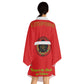 Red HLE Long Sleeve Kimono Robe - Hustlers Cherish Them - Respect the Hustle - Perfect for Relaxation and Self-Care