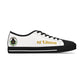 White/Gray Women Low Top Sneakers - &Respect the Hustle Design