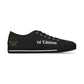 Black HLE Women Low Top Sneakers - &Respect the Hustle Design