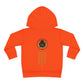 Cute Bear Toddler Hoodie - Cozy Fleece Pullover with 'Hustle' Design
