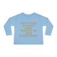 Camiseta de manga larga para niños pequeños: "El futuro está aquí" y "El imperio de la Hustle League"