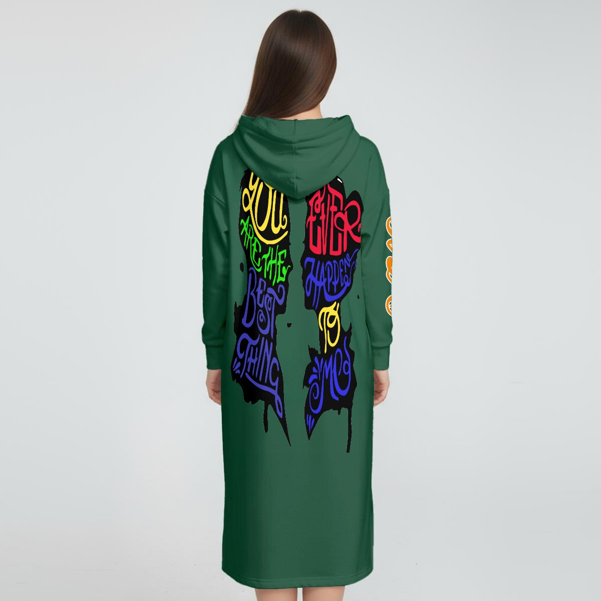 Women's Fleece-Lined Hoodie Dress