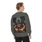 Mystic Candlelight Unisex Garment-Dyed Sweatshirt with Tarot Design