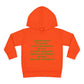 Empowering Toddler Fleece Hoodie - "I Eat Peer Pressure"