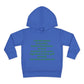 Empowering Toddler Fleece Hoodie - "I Eat Peer Pressure"