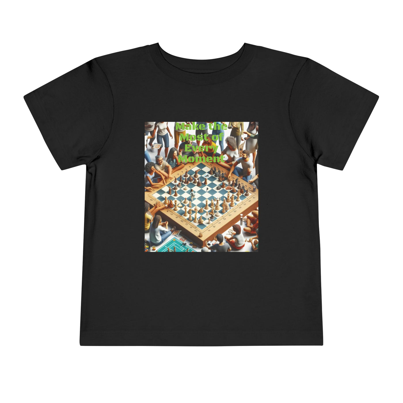Inspirational Toddler Tee - "All Life is Precious" & "Hustle League's Empire"