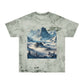 Camiseta unisex con vista a la montaña colorida: perfecta para los amantes de la naturaleza