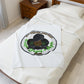 Cozy Velveteen Plush Blanket with Artistic Design - Perfect for Home Decor and Gifts