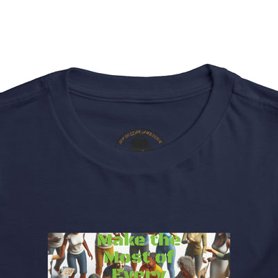 Inspirational Toddler Tee - "All Life is Precious" & "Hustle League's Empire"