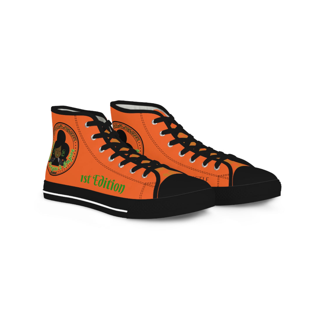 Orange HLE High Top Sneakers