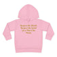 HLE Toddler Fleece Hoodie - "Respect the Hustle" Inspirational Design