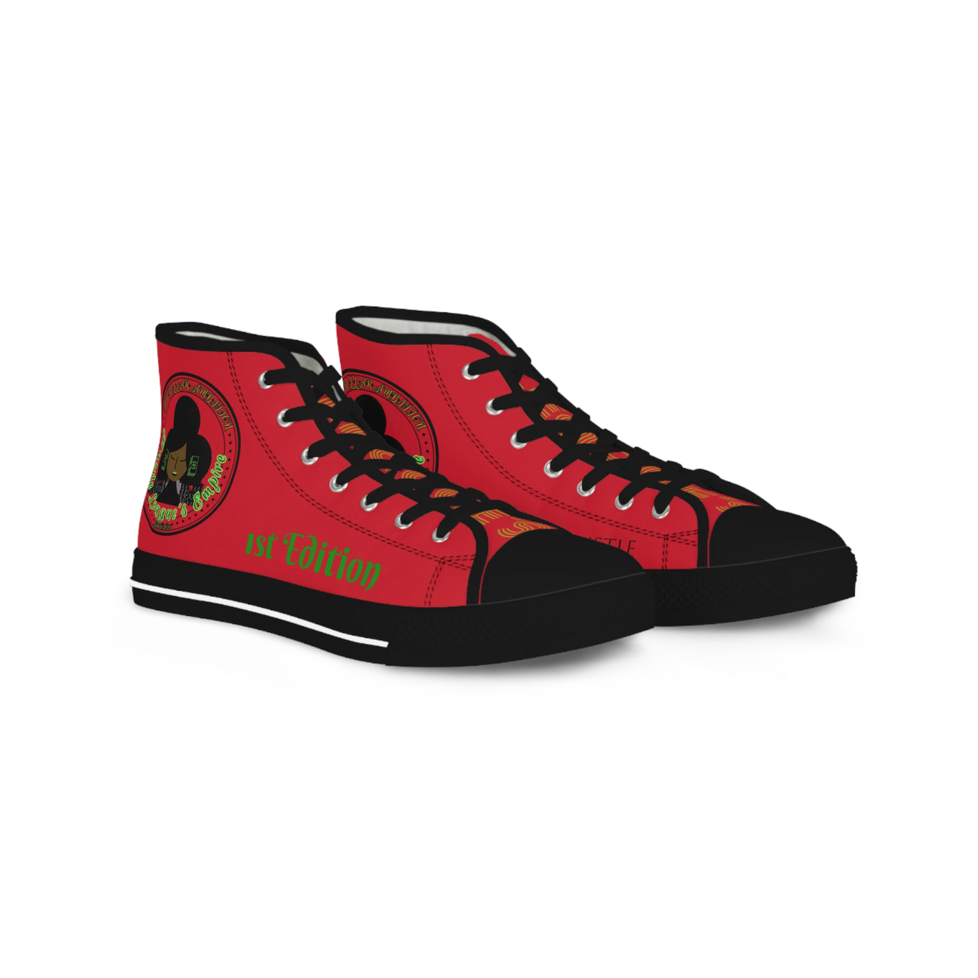 Red HLE High Top Sneakers 1st Edition