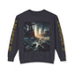 Unisex Lightweight Crewneck Sweatshirt - 'Empire Hustle' Urban Art Design