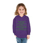 Empowering Toddler Fleece Hoodie - "I Eat Peer Pressure"