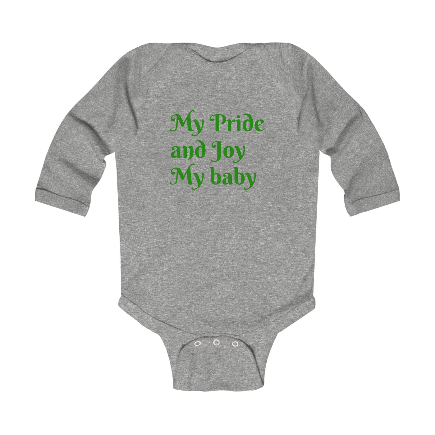 Cute Infant Long Sleeve Bodysuit - 'My Pride and Joy' & 'Hustle League's Empire' Designs