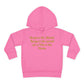 HLE Toddler Fleece Hoodie - "Respect the Hustle" Inspirational Design