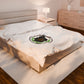 Cozy Velveteen Plush Blanket with Artistic Design - Perfect for Home Decor and Gifts