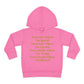 HLE Toddler Fleece Hoodie - Inspirational Design