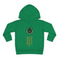 Cute Bear Toddler Hoodie - Cozy Fleece Pullover with 'Hustle' Design
