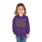 HLE Toddler Fleece Hoodie -  Inspirational Design