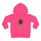 Empowering Toddler Fleece Hoodie - "I Eat Peer Pressure"
