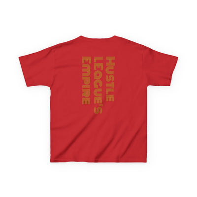 Pink HLE Girl Kids Heavy Cotton Tee