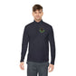 Unisex Quarter-Zip Pullover - Hustle Empire with Motivational Quotes