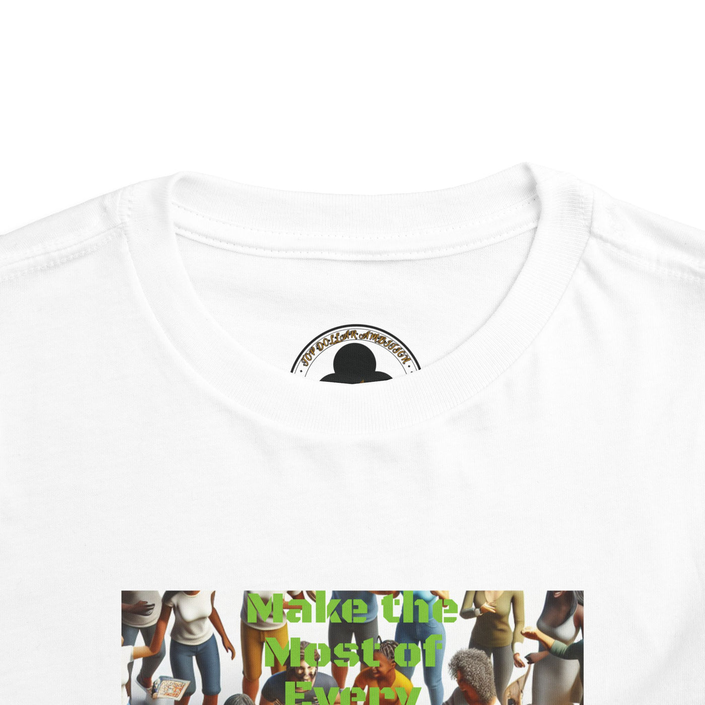 Inspirational Toddler Tee - "All Life is Precious" & "Hustle League's Empire"