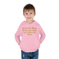 HLE Toddler Fleece Hoodie - "Respect the Hustle" Inspirational Design