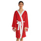 Red HLE Long Sleeve Kimono Robe - Hustlers Cherish Them - Respect the Hustle - Perfect for Relaxation and Self-Care
